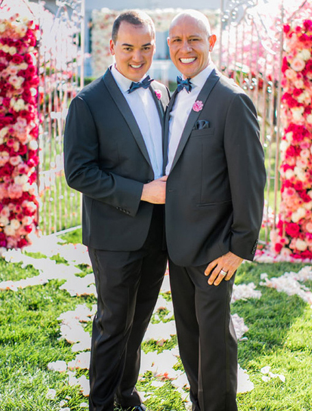 A Pink-Inspired Same-Sex Wedding At Dolce Hayes Mansion in San Jose ...