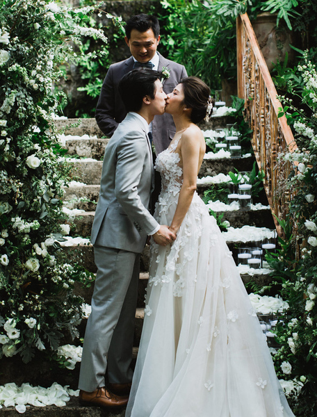 Romantic East Meets West Wedding