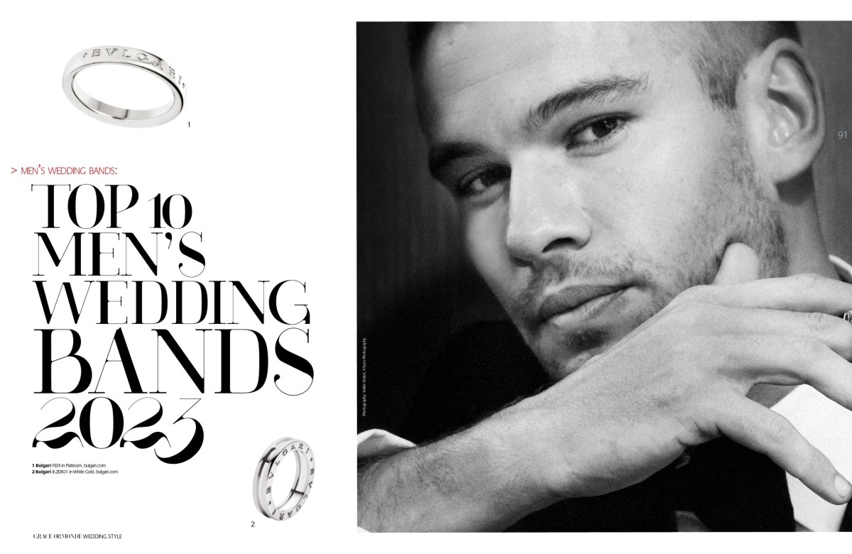 Top 10 Mens Wedding Bands 2023 Wedding Style Magazine 